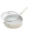 Greenpan X Bobby Flay Professional Grade Ceramic Nonstick 4.5-quart Saute Pan With Lid In White