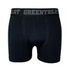 Greentreat Black / Grey Men's Boxers, Black, Charcoal In Black/grey
