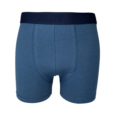 Greentreat Green / Blue Men's Boxers, Navy, Khaki In Green/blue