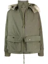 Greg Lauren Army Tent Retro Zip-up Jacket