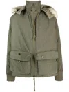 Greg Lauren Army Tent Retro Zip-up Jacket In Beige