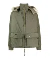Greg Lauren Army Tent Retro Zip-up Jacket In Green