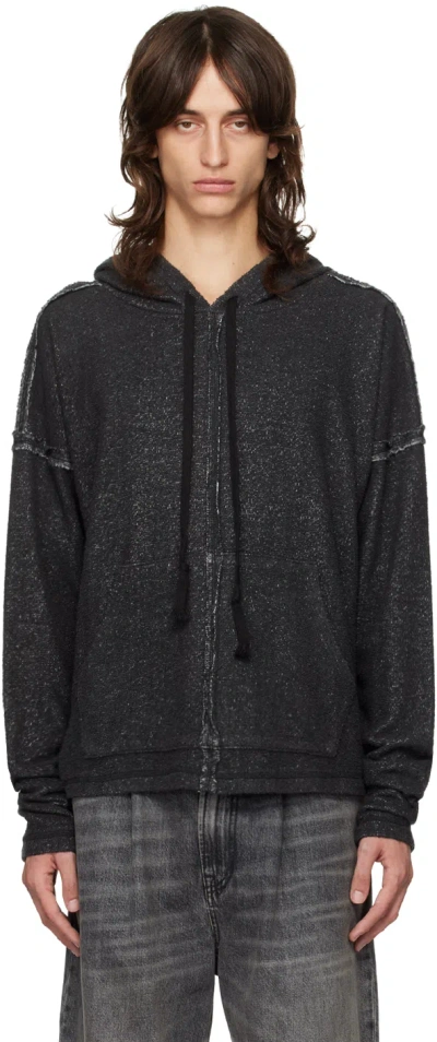 Greg Lauren Black Cozy Hoodie