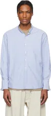 Greg Lauren Blue Oxford Studio Shirt In Medium Blue