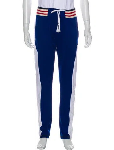 Pre-owned Greg Lauren Bord Long Pants In Blue