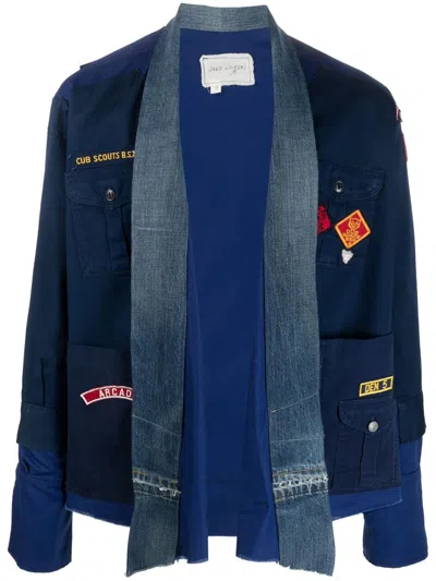 Greg Lauren Jackets In Blue