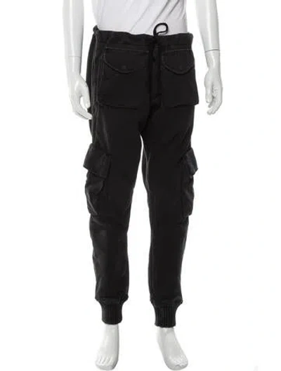 Pre-owned Greg Lauren Cargo Pants In Black