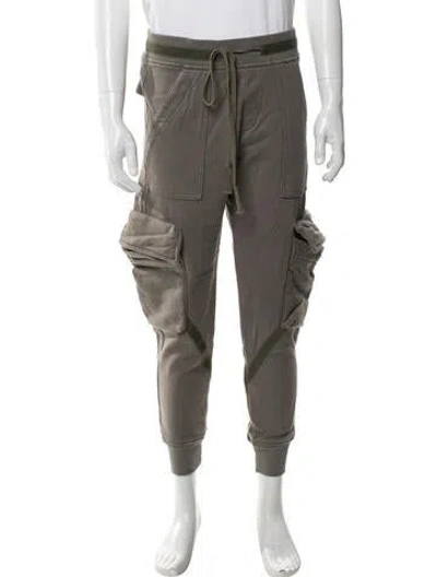 Pre-owned Greg Lauren Cargo Pants In Green