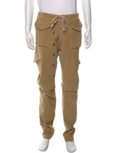 Pre-owned Greg Lauren Cargo Pants In Neutral