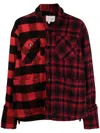 Greg Lauren Checked Shirt Jacket