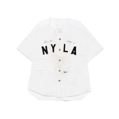 GREG LAUREN COTTON SHIRTS