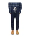 Greg Lauren Drawstring Waist Jeans In Black