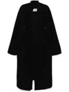 Greg Lauren Gl1 Button Spine Coat In Black