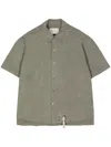 Greg Lauren Army Tent Cotton Shirt In Green