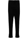 Greg Lauren Grosgrain-trim Track Pants In Black