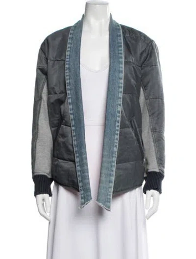 Pre-owned Greg Lauren Jacket In Blue