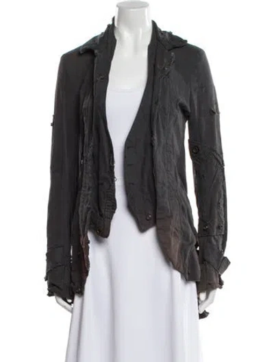 Pre-owned Greg Lauren Jacket In Gray