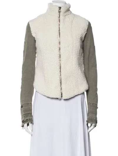 Pre-owned Greg Lauren Jacket In White