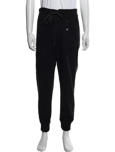 Pre-owned Greg Lauren Joggers In Blue
