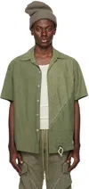 Greg Lauren Khaki Tent Shirt In Army