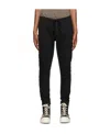 Greg Lauren Lace Up Sweatpants In Black