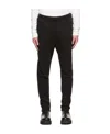 Greg Lauren Lace Up Sweatpants In Black