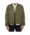 Greg Lauren Long Sleeve Casual Jacket In Green