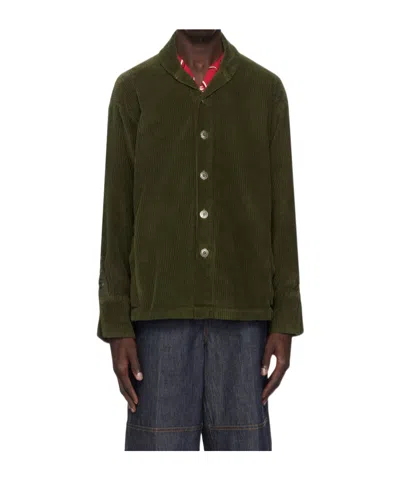 Greg Lauren Long-sleeved Casual Jacket In Black