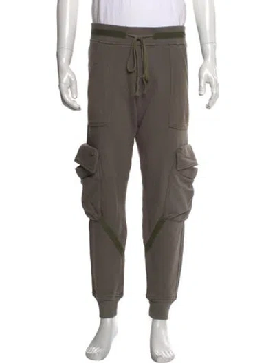 Pre-owned Greg Lauren Lounge Bottoms In Green