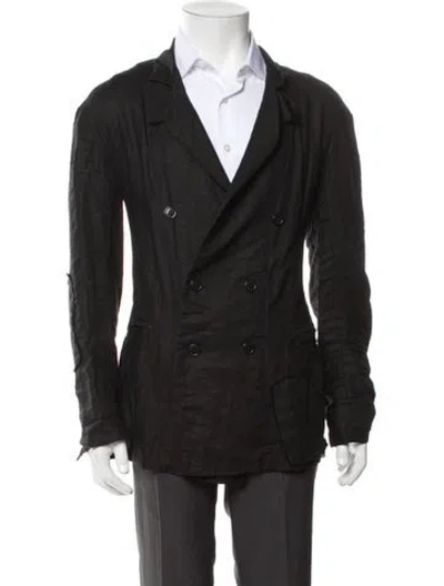 Pre-owned Greg Lauren Men's Blazer In Black
