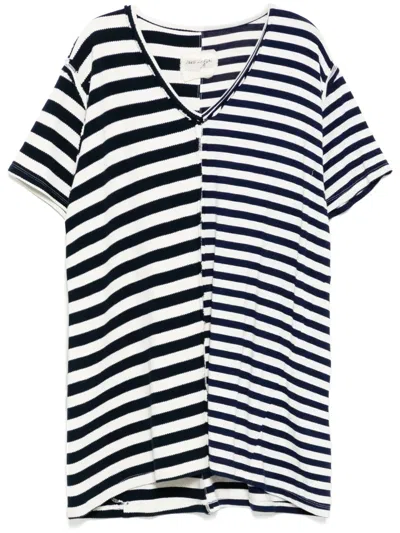 Greg Lauren Patchwork T-shirt In White
