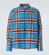 Greg Lauren Plaid Cotton Shirt In Multi