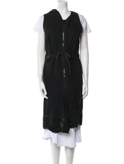 Pre-owned Greg Lauren Printed Coat In Black