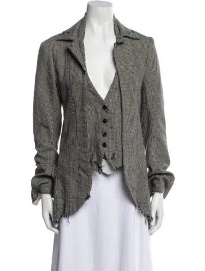 Pre-owned Greg Lauren Printed Coat In Multi