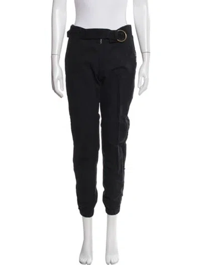 Pre-owned Greg Lauren Straight Leg Pants In Black