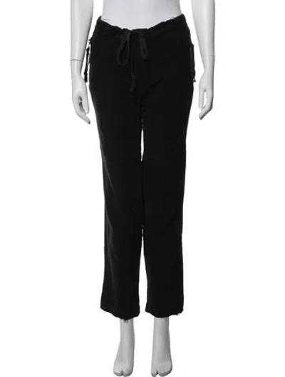 Pre-owned Greg Lauren Sweatpants In Black