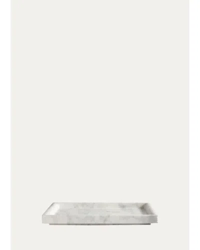 Greg Natale Celesta Marble Tray In White
