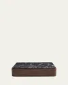 Greg Natale Terreno Walnut & Marble Box In Gray