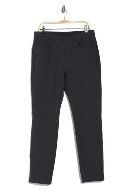 Greg Norman 5-pocket Stretch Golf Pants In Black