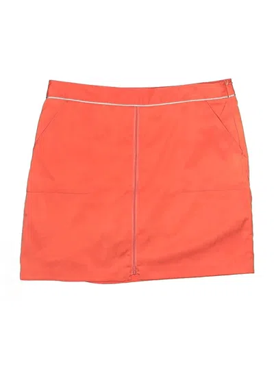Pre-owned Greg Norman Casual Skirt In Orange