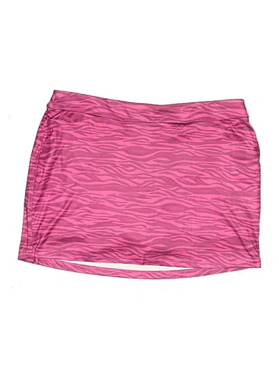 Pre-owned Greg Norman Casual Skirt In Pink