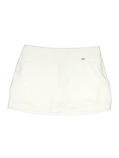 Pre-owned Greg Norman Casual Skirt In White