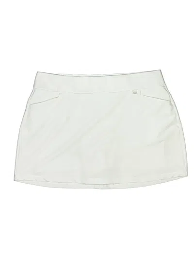 Pre-owned Greg Norman Casual Skirt In White