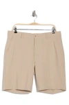 Greg Norman Classic Stretch Golf Shorts In Brown