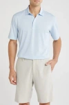 Greg Norman Feeder Stripe Oyster Piqué Knit Polo