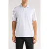 Greg Norman Knit Polo In Gray