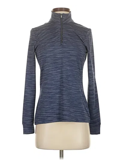 Pre-owned Greg Norman Long Sleeve Turtleneck In Blue