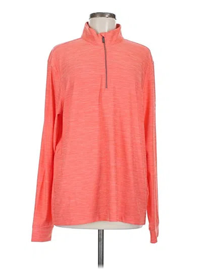 Pre-owned Greg Norman Long Sleeve Turtleneck In Orange