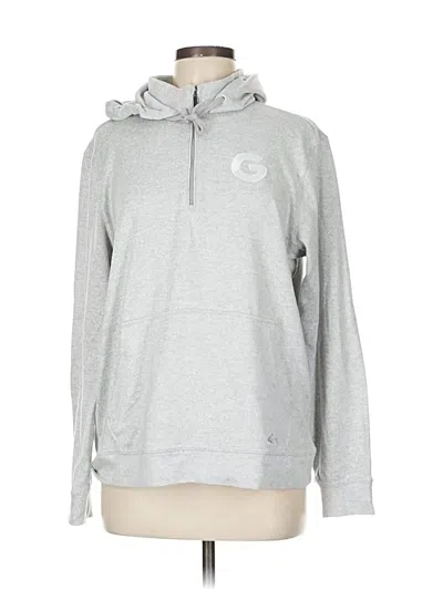 Pre-owned Greg Norman Pullover Hoodie In Silver