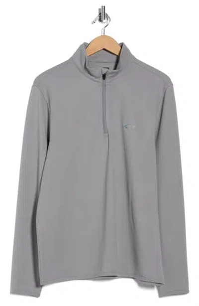 Greg Norman Quarter Zip Pullover In Gray